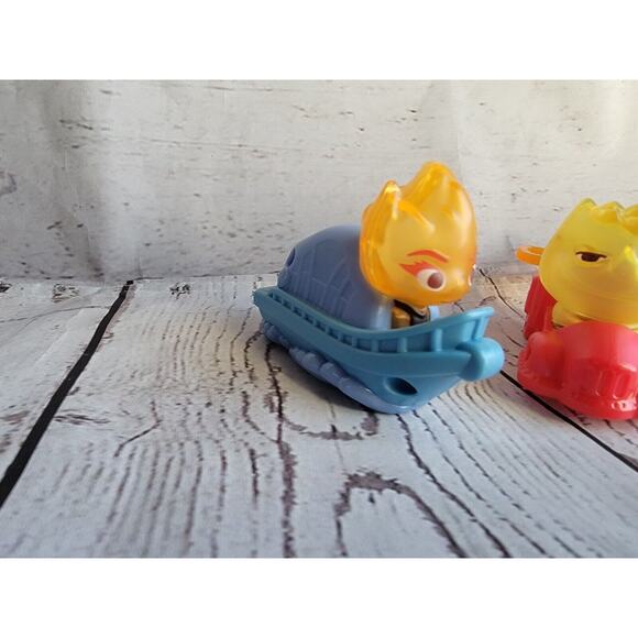 2023 McDonald's Disney Happy Meal Toys Elemental Ember And Bernie Tanker Truck - Picture 2 of 7